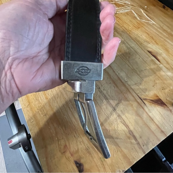 Dickies 2in1 REVERSIBLE Belt, Black and Brown, Size 38 - Picture 7 of 14